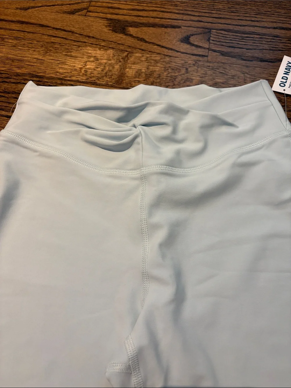Girls power soft twist high rise flare leggings in seafoam